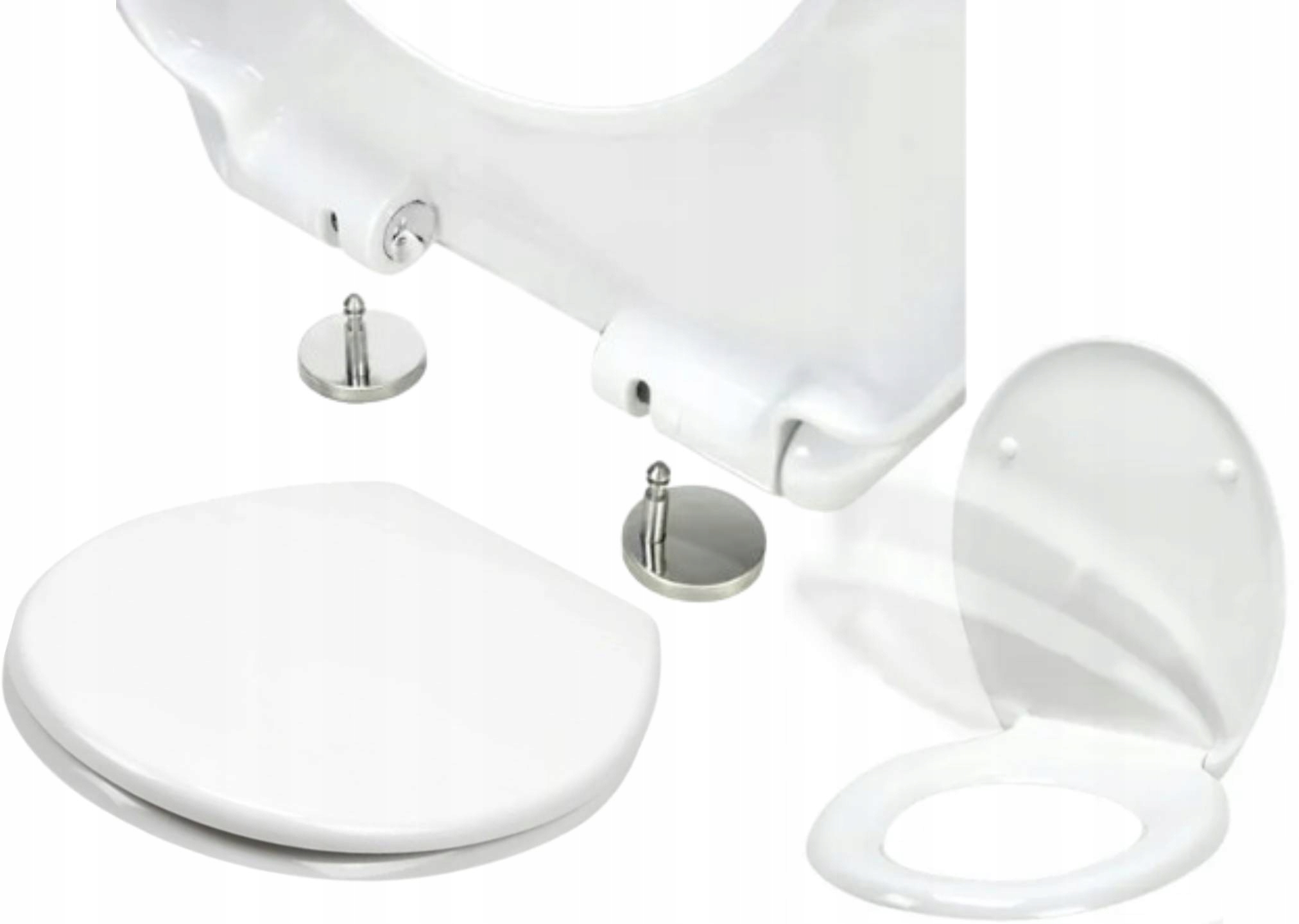 WC sedadlo Stinnea eurostandard, biely duroplast